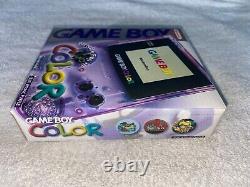 1998 Nintendo Game Boy Gameboy Color ATOMIC PURPLE New Factory Sealed NR MINT