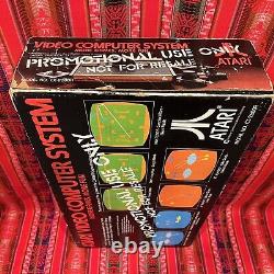 ATARI CX2600A 1981 Promotional Use Only Factory Sealed Box RARE