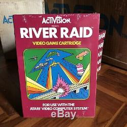 Activision River Raid For Atari 2600, 1982 Factory Box 6 Units. New Sealed