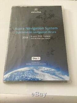 Acura NAVIGATION SYSTEM Disc 1 2019 Brown DVD UPDATE HERE MAPS Sealed