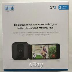 All new Blink-XT 2 HD 3 Camera Home Security System, Motion Detection SEALED