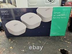 Amazon EERO Mesh Wi-Fi System Router/Extender Pack of 3 Brand New Sealed