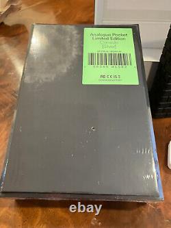 Analogue Pocket Handheld Silver NIB Sealed Limited Edition with Custom Case
