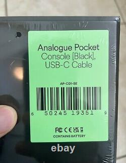 Analogue Pocket Handheld System Black Brand New & Sealed In Hand