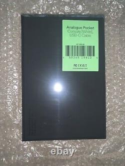 Analogue Pocket Handheld System White New Sealed In Hand Ready To Ship