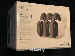 Arlo Pro 3 Wire-Free 2K HDR Security Camera System BNIB SEALED 6x Cameras White