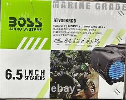 BOSS Audio ATV30BRGB ATV UTV Weatherproof Sound System 6.5 Speakers New Sealed