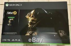 BRAND NEW FACTORY SEALED XBOX One X 1TB Console Bundle with Fallout 76