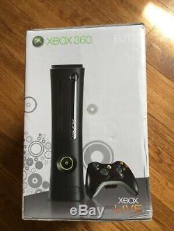 BRAND NEW Microsoft Xbox 360 Elite 120gb Console Black System Factory Sealed