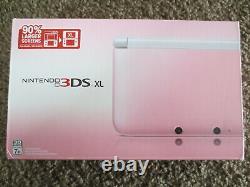 BRAND NEW Nintendo 3DS XL White & Pink Handheld System Console Factory Sealed