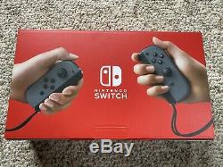 BRAND NEW Nintendo Switch V2 Grey Joy-Con Console, IN HAND SEALED Gray Joy-Cons