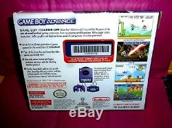 BRAND NEW Open Box No Sealed Purple Nintendo Gameboy Advance Wide Color Screen