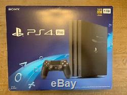 BRAND NEW PlayStation 4 PS4 Pro 1TB Jet Black Console, Sealed