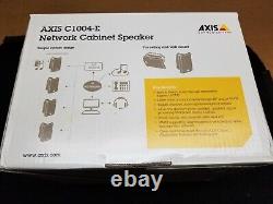 BRAND NEW SEALED Axis C1004-E Network Cabinet Speaker Black (0923-001)
