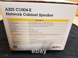 BRAND NEW SEALED Axis C1004-E Network Cabinet Speaker Black (0923-001)