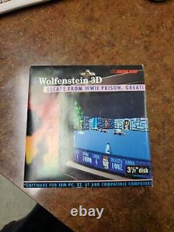 BRAND NEW & SEALED MICRO STAR 1992 WOLFENSTEIN 3D PC Game IBM PC 3.5 Floppy