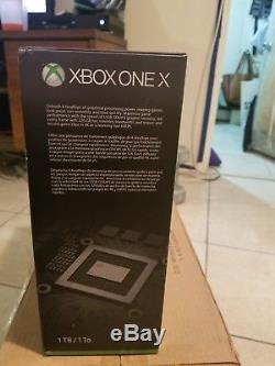 BRAND NEW SEALED Microsoft Xbox One X 1TB Black Console