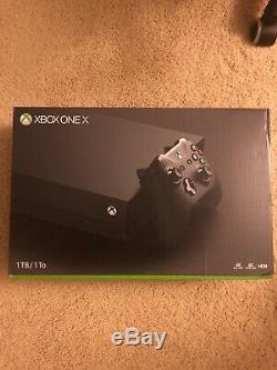 BRAND NEW SEALED! Microsoft Xbox One X 1TB Console Black