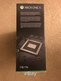 BRAND NEW SEALED! Microsoft Xbox One X 1TB Console Black
