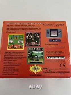 BRAND NEW SEALED. Neo Geo Pocket Color System. Blue