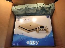 BRAND NEW & SEALED Sony PlayStation 4 Slim Limited Edition 1TB GOLD Console