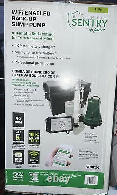 BRAND NEW SEALED! Zoeller Wifi Sentry Back-up Sump Pump System