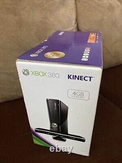 BRAND NEW -Sealed 2011 Microsoft Xbox 360 S Gaming Console and Kinect Black
