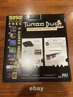 BRAND NEW? Turbo Duo Console Bundle? Factory Sealed Turbografx 16 CD System RARE