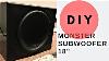 Best Diy Sealed Subwoofer 18 Dayton Ultimax Flat Pack Build New Tutorial And How To