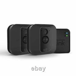 Blink XT2 Smart Home Security Camera System 2-Pack Outdoor/Indoor Black SEALED