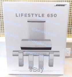 Bose Lifestyle 650 Home Theater System (WHITE). Brand NEW, SEALED
