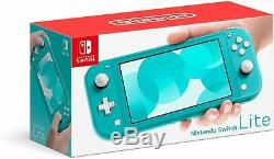 Brand New Factory Sealed Nintendo Switch Lite Turquoise Handheld Console