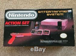 Brand New Original Nintendo NES Action Set Factory Sealed System Complete in Box