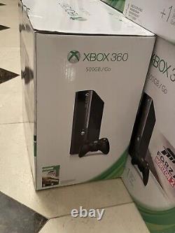 Brand New Sealed Microsoft Xbox 360 500GB Black Console with Forza Horizon 2