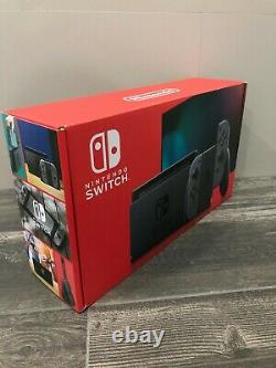 Brand New Sealed Nintendo Switch with Gray JoyCon Gaming Console 2020 IN HAND
