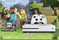 Brand New Sealed Xbox One S 500 GB Minecraft Bundle NIB