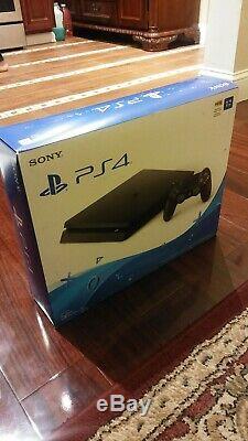 Brand New Sony Playstation 4 PS4 Slim 1TB Console Jet Black. Factory sealed
