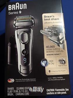 Braun Series 9 9295cc Electric Shaver + Clean and Charge System New Sealed