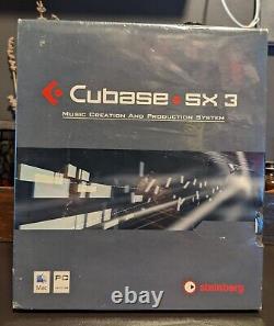 CUBASE SX 3 MUSIC CREATION AND PRODUCTION SYSTEM STEINBERG New & Sealed