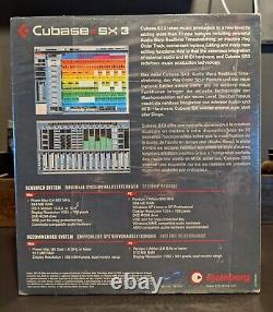 CUBASE SX 3 MUSIC CREATION AND PRODUCTION SYSTEM STEINBERG New & Sealed