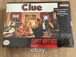 Clue (Super Nintendo Entertainment System) SNES brand-new, factory sealed