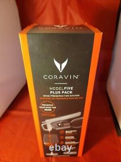 Coravin Model Five Plus Pack Wine Preservation System NEW sealed