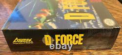 D-Force (Super Nintendo Entertainment System) SNES brand-new, factory sealed