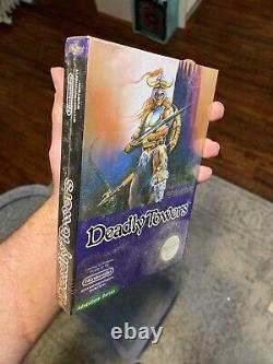 Deadly Towers Nintendo Entertainment System 1987 New H-Seam Factory Sealed