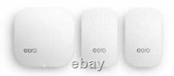 EERO M010301 2nd Generation Home WiFi System 1 Pro + 2 Beacons New Sealed