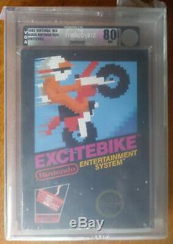 Excitebike (Nintendo Entertainment System, 1985) Factory Sealed VGA 80