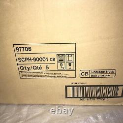 Factory Box of 5 Units Sony PlayStation 2 Ps2 (SCPH-90001) Slim Black. Sealed