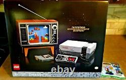 Factory Sealed Lego NES 71374 Nintendo Entertainment System with Super Mushroom Pk