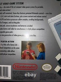 Factory Sealed Original Nintendo Game Boy Launch Edition Gameboy DMG-01 (1989)