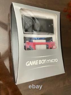GAME BOY MICRO NINTENDO / SILVER BLACK / SEALED IN BOX Gameboy NIB / BRAND NEW